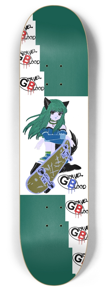 8.0 Gravel Blood 002 8 Inch Skateboard Deck