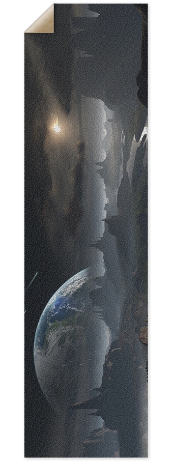 Custom Griptape Space #0023 9 x 33 Inch Griptape