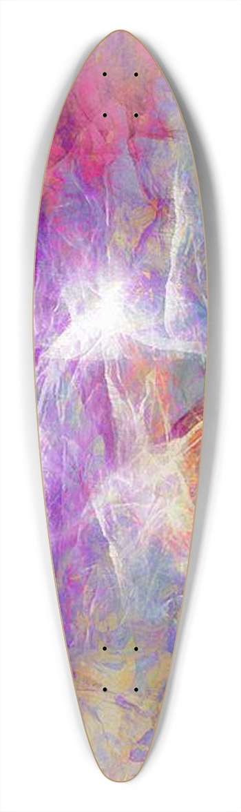 Custom Longboard Artwork #0001 Pintail Longboard