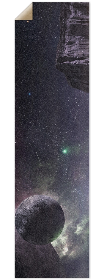 Custom Griptape Space #0028 9 x 33 Inch Griptape