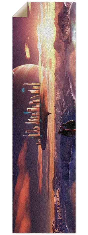 Custom Griptape Space #0026 9 x 33 Inch Griptape