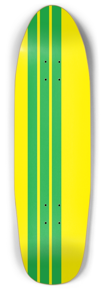 Punk Nose Pool Shape Yellow & Green Strips Punk Nose Pool Shape