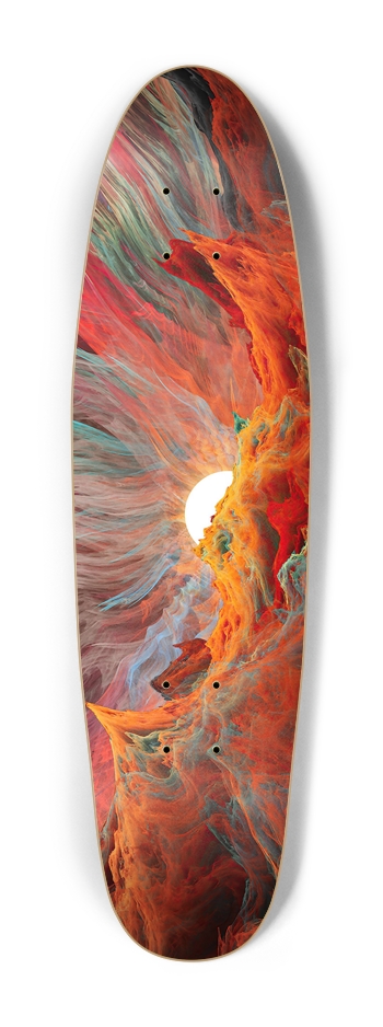 Cruizer Shape Skateboard Space #0001 Cruiser Shape