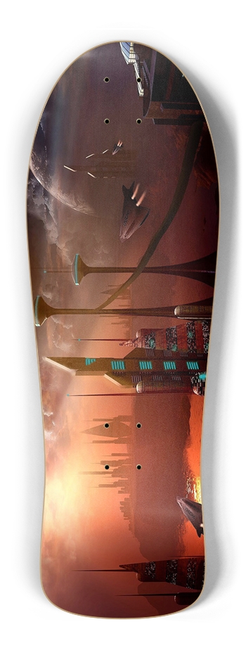 Old School Skateboard Space #0001 Old School Shape