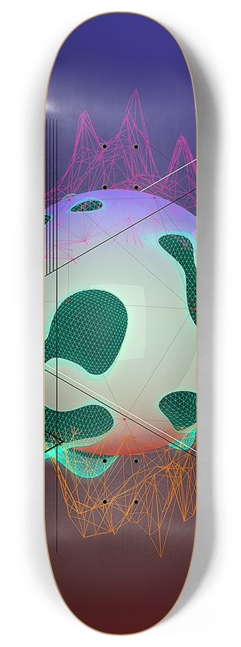 8.0 glow in the dark 8 Inch Skateboard Deck