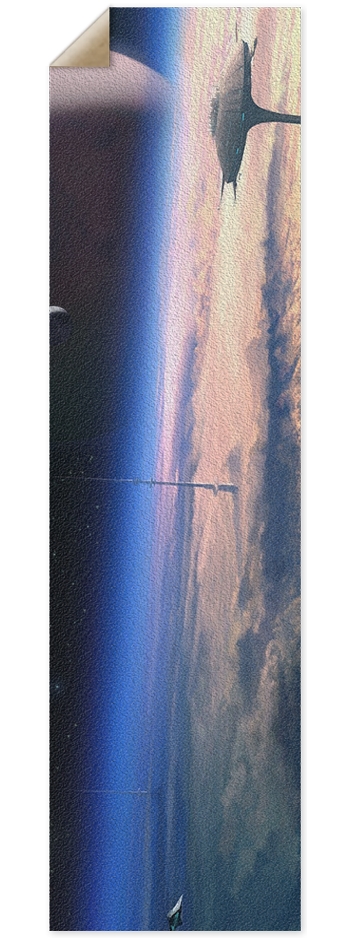 Custom Griptape Space #0016 9 x 33 Inch Griptape