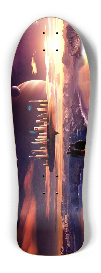 Old School Skateboard Space #0002 Old School Shape