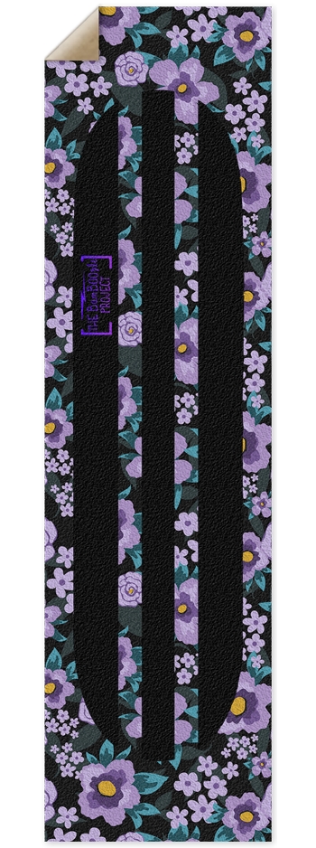 Purple Floral Griptape 9 x 33 Inch Griptape