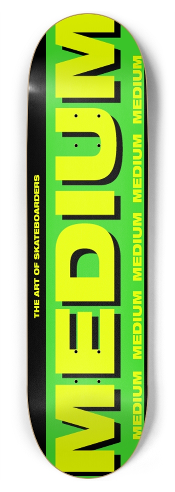 Medium Skateboard 8-3/4 Inch Skateboard