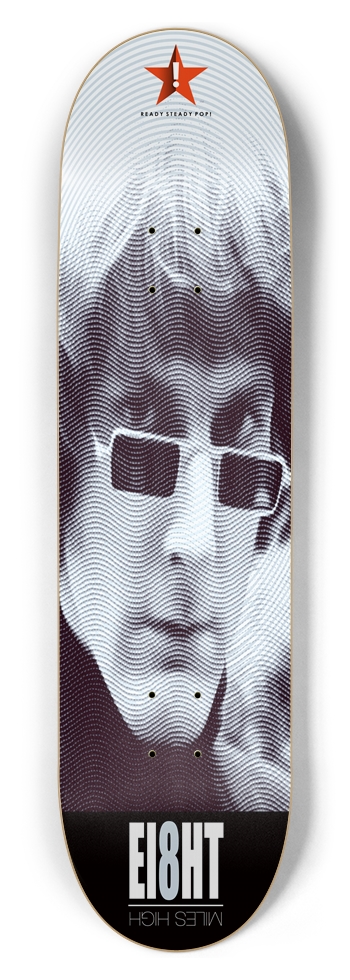 EI8HT (Miles High) 8.5" Custom Popsicle Deck 8-1/2 Skateboard Deck