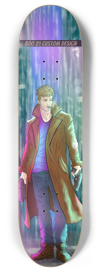 8.0 - Cyber punk illustration 8 Inch Skateboard Deck