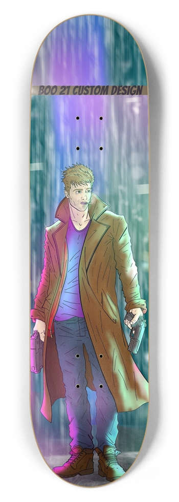8.5 - Cyber punk illustration 8-1/2 Skateboard Deck