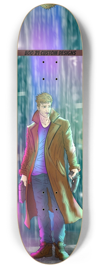 8.25 - Cyber punk illustration 8-1/4 Skateboard Deck
