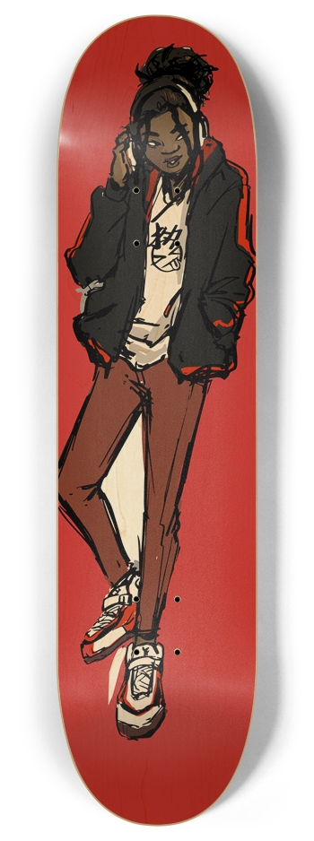 Marcus Yin Jones III - Ride Ready 8 Inch Skateboard Deck