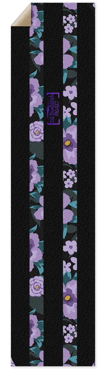 Floral Stripes Griptape Griptape for Longboards