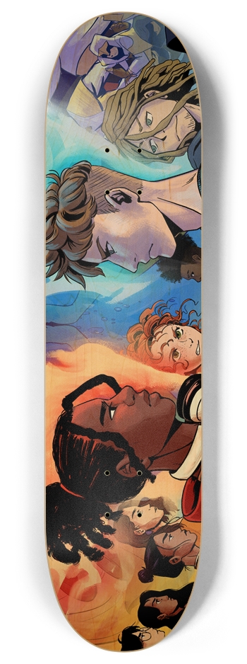 Face Off - Ride Ready 8 Inch Skateboard Deck