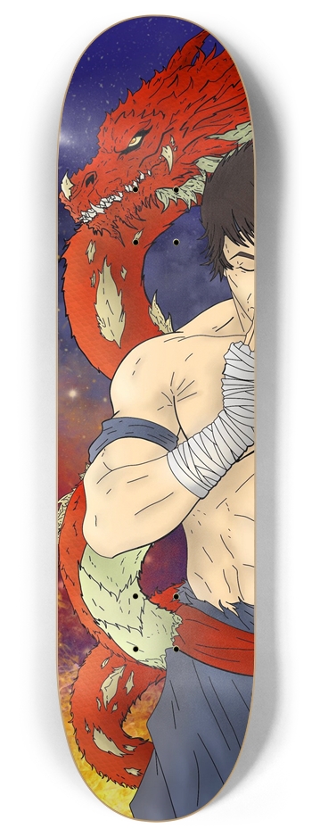 Dragons 8 Inch Skateboard Deck