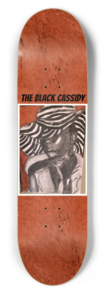8.5 The Black Casidy 2 8-1/2 Skateboard Deck