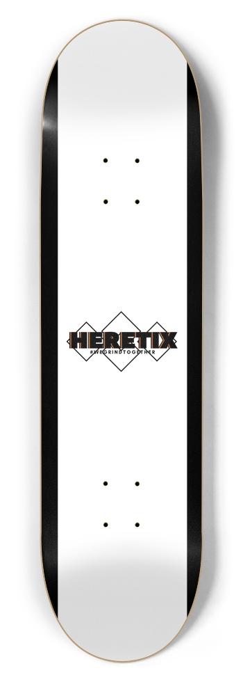 8.5 HRTX - We Grind Together 8-1/2 Skateboard Deck