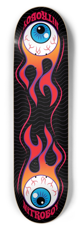 FLAMIN' BALLS™ 8-1/2 Skateboard Deck