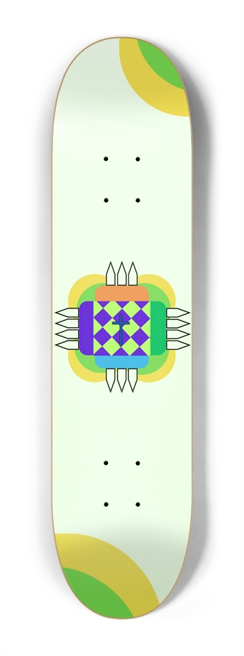 7.25 x 29 Kids Deck - By China my 9 year old 7-1/4 Mini/Kid Skateboard