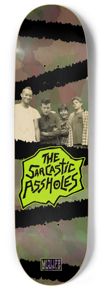 Wide 9 T.S.A. Group Deck 9 Inch Skateboard