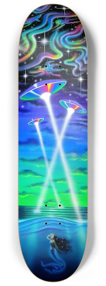8.25 Mermaid Abduction 8-1/4 Skateboard Deck