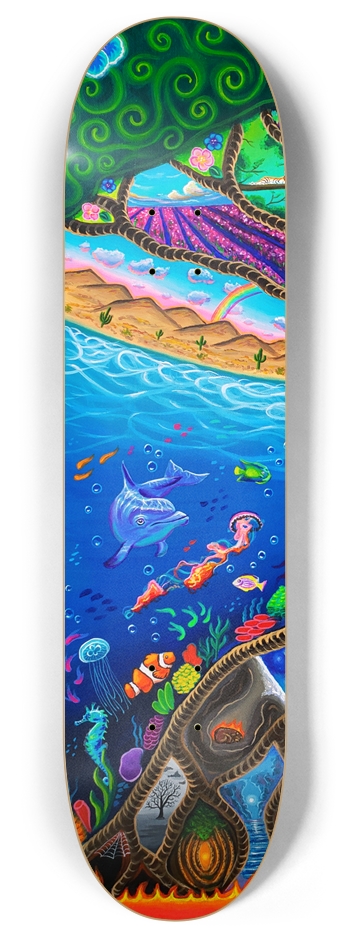 8.0 Becca Lennon Ray - Journey 1/3 8 Inch Skateboard Deck