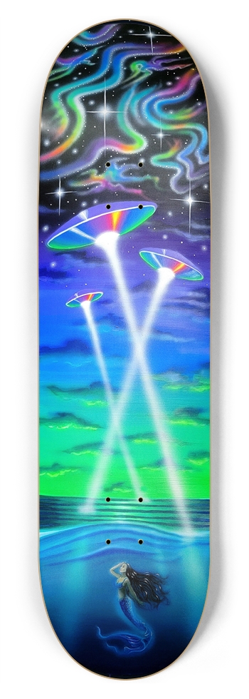 8.75 Mermaid Abduction 8-3/4 Inch Skateboard