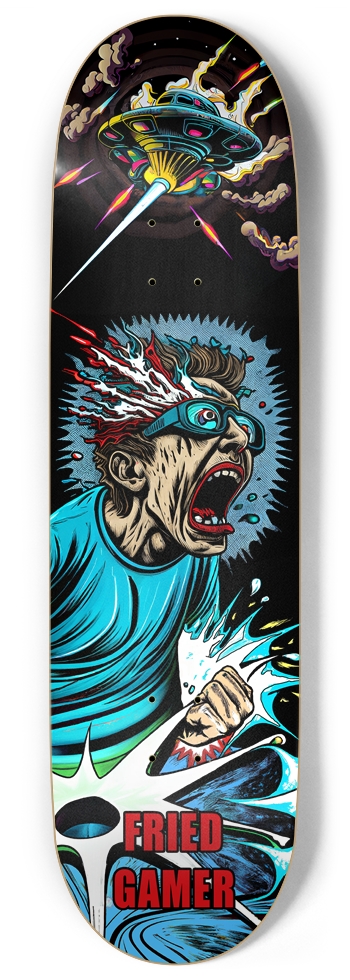 Fried Gamer - Skate Deck 9 Inch Skateboard