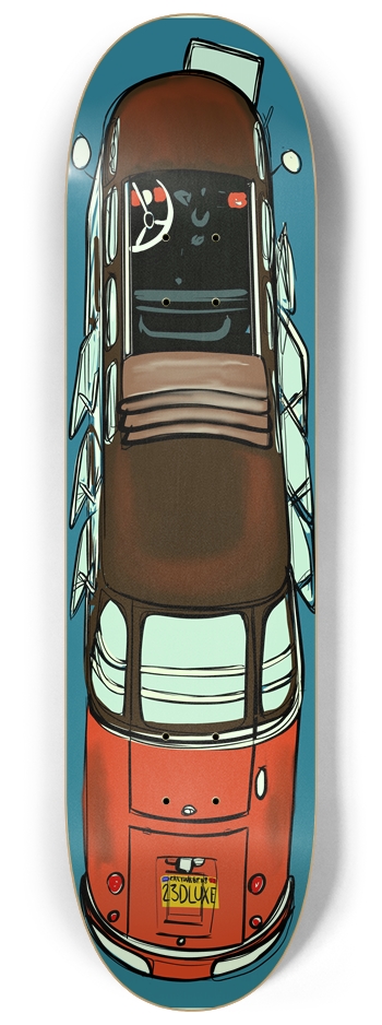 Deluxe Pro Glow 8-1/4 Skateboard Deck