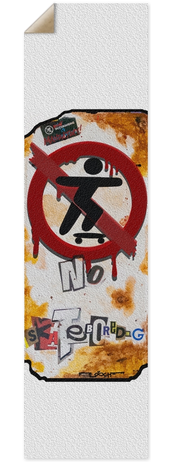 No Skateboreding Griptape 9 x 33 Inch Griptape