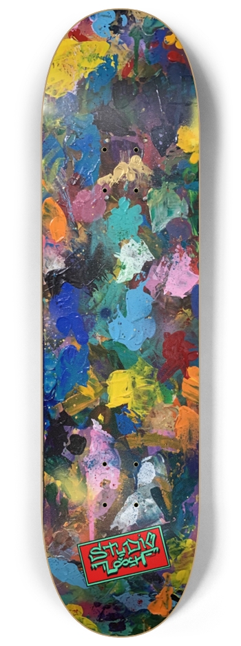 Paint Splatter 8-1/4 Skateboard Deck