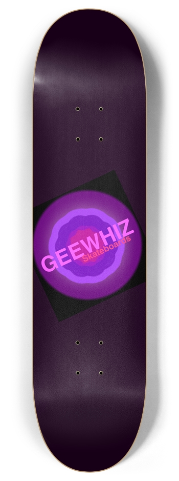 GEEWHIZ - Purple Reign 8 Inch Skateboard Deck