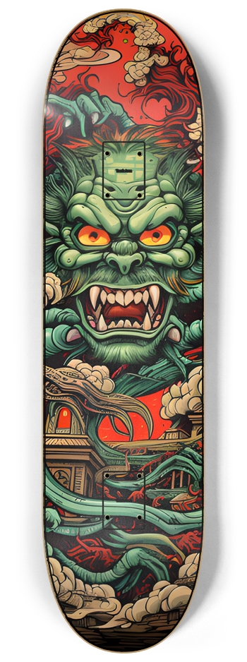 Dragon God - Skate deck 8-1/4 Skateboard Deck