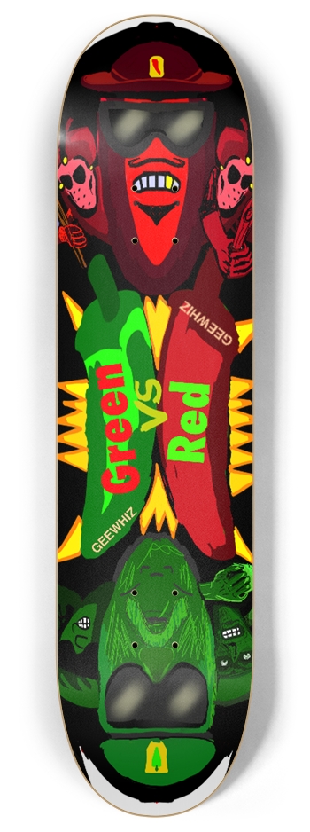 GEEWHIZ CHILÉGEDDON 8 Inch Skateboard Deck