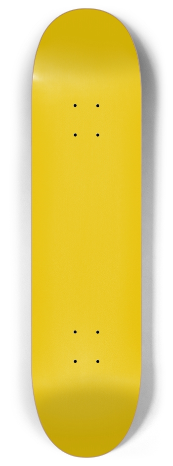 Yellow 8 inch 8 Inch Skateboard Deck