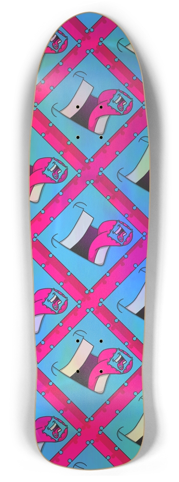 LSD Retro Rocket Skateboard