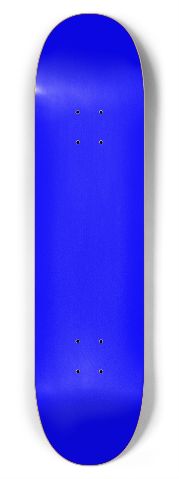 Neon Dark Blue 7-3/4 Skateboard Deck