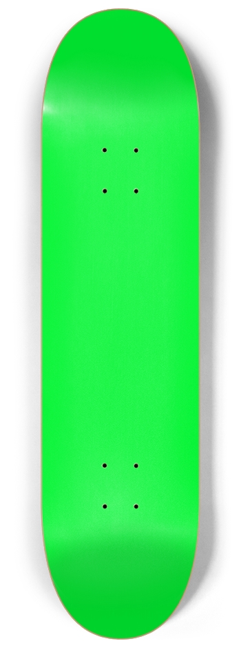 Lime Green 8.25 inches 8-1/4 Skateboard Deck