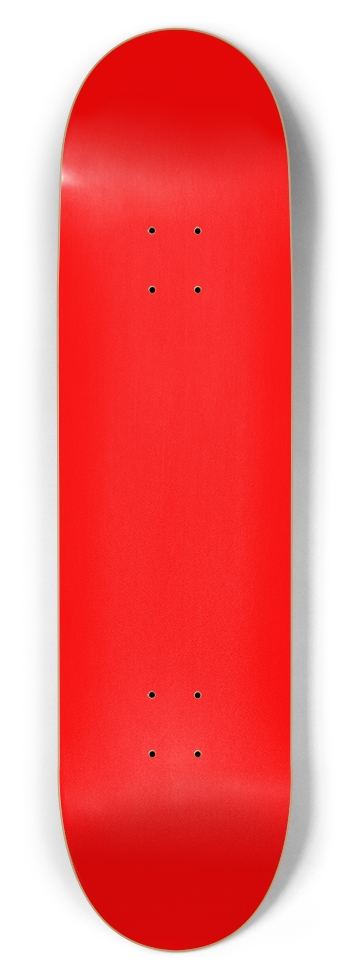 Red 8.5 inches 8-1/2 Skateboard Deck