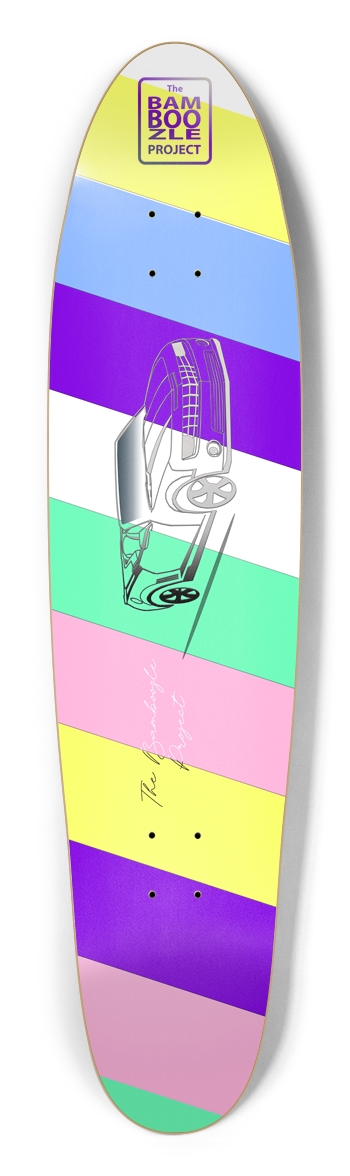 Pastel Dream Longboard Longboard Shape