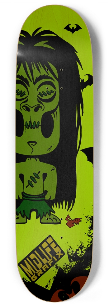 Smif Shreeki-Bat 9 Inch Deck 9 Inch Skateboard