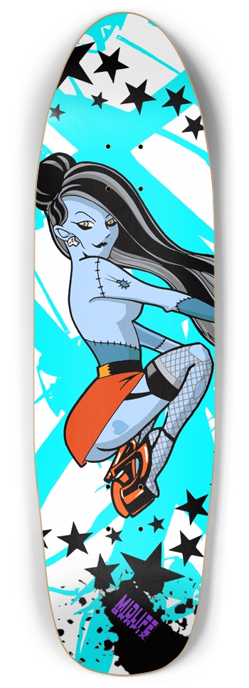 Smif's Cyanide-Blue Undead Girl Punk Nose Punk Nose Pool Shape