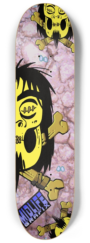 Smif Shreeki-Bones Popsicle Deck 8-1/4 Skateboard Deck