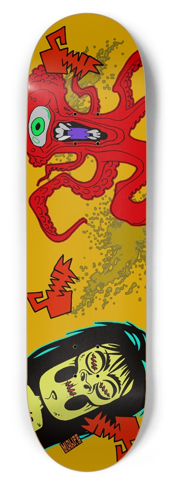 Shreeki-Madness Pumpkin Spice 8-3/4 Inch Skateboard