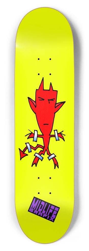 Smif's Devil on Board 8-1/2 Skateboard Deck