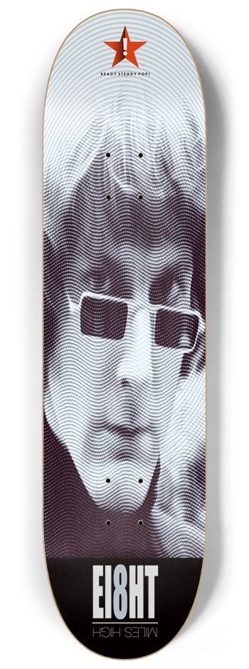 EI8HT (Miles High) 8.25" Custom Popsicle Deck 8-1/4 Skateboard Deck