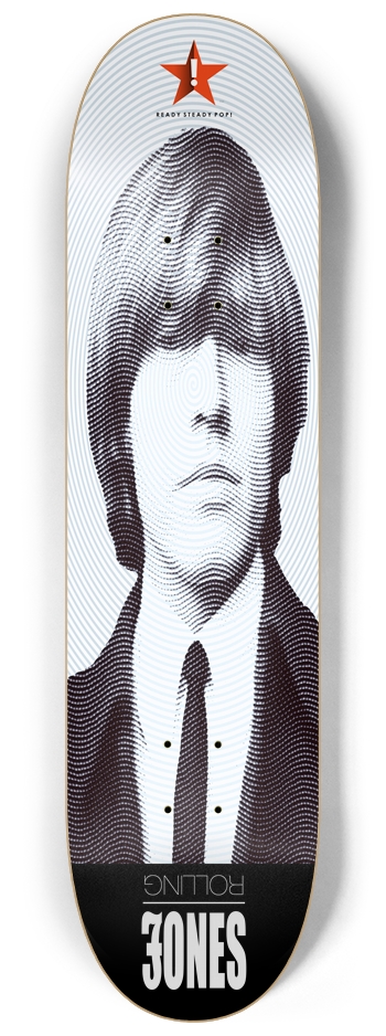 Rolling Jones (Mono) 8.25" Custom Popsicle Deck 8-1/4 Skateboard Deck