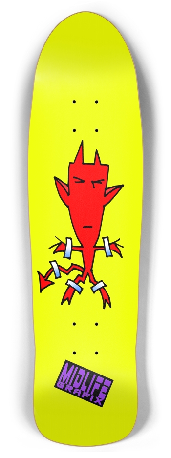 Smif's Devil on Board Retro Rocket Deck